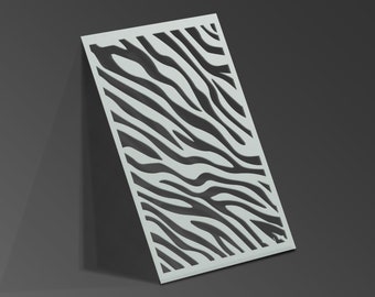 Zebra Muster Schablone Mylar Sheet Painting Wall Art Craft Airbrush 190 Micron