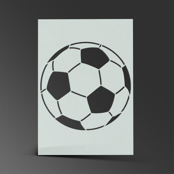 Football Soccer Stencil Mylar Sheet Painting Wall Art Craft Airbrush 190 Micron