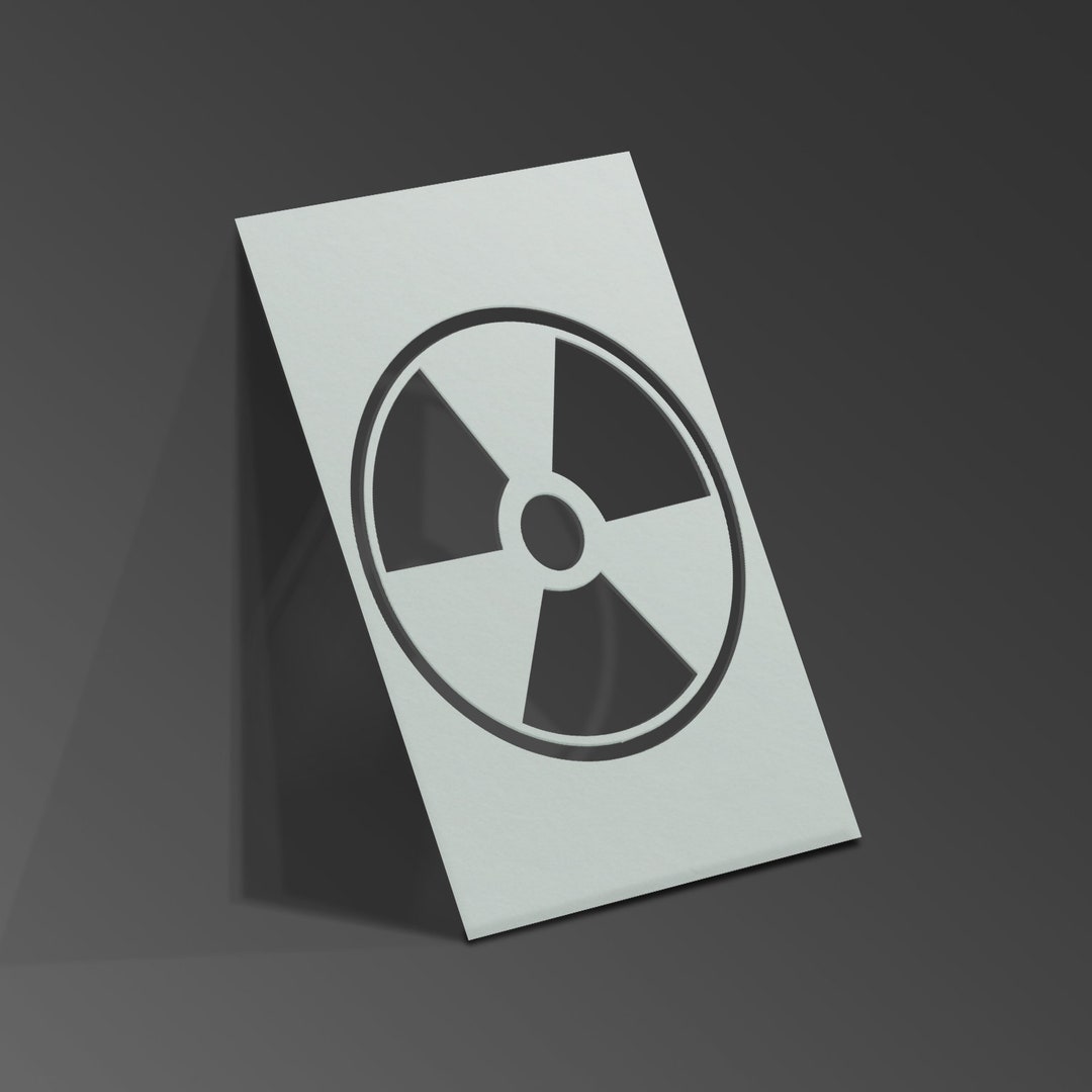 Radioactive Stencil Mylar Sheet Painting Wall Art Craft - Etsy