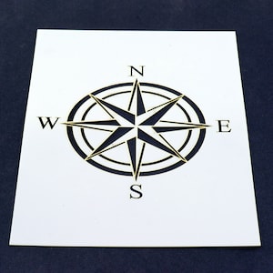 Compass Stencil Mylar Sheet Painting Wall Art Craft Airbrush 190 Micron