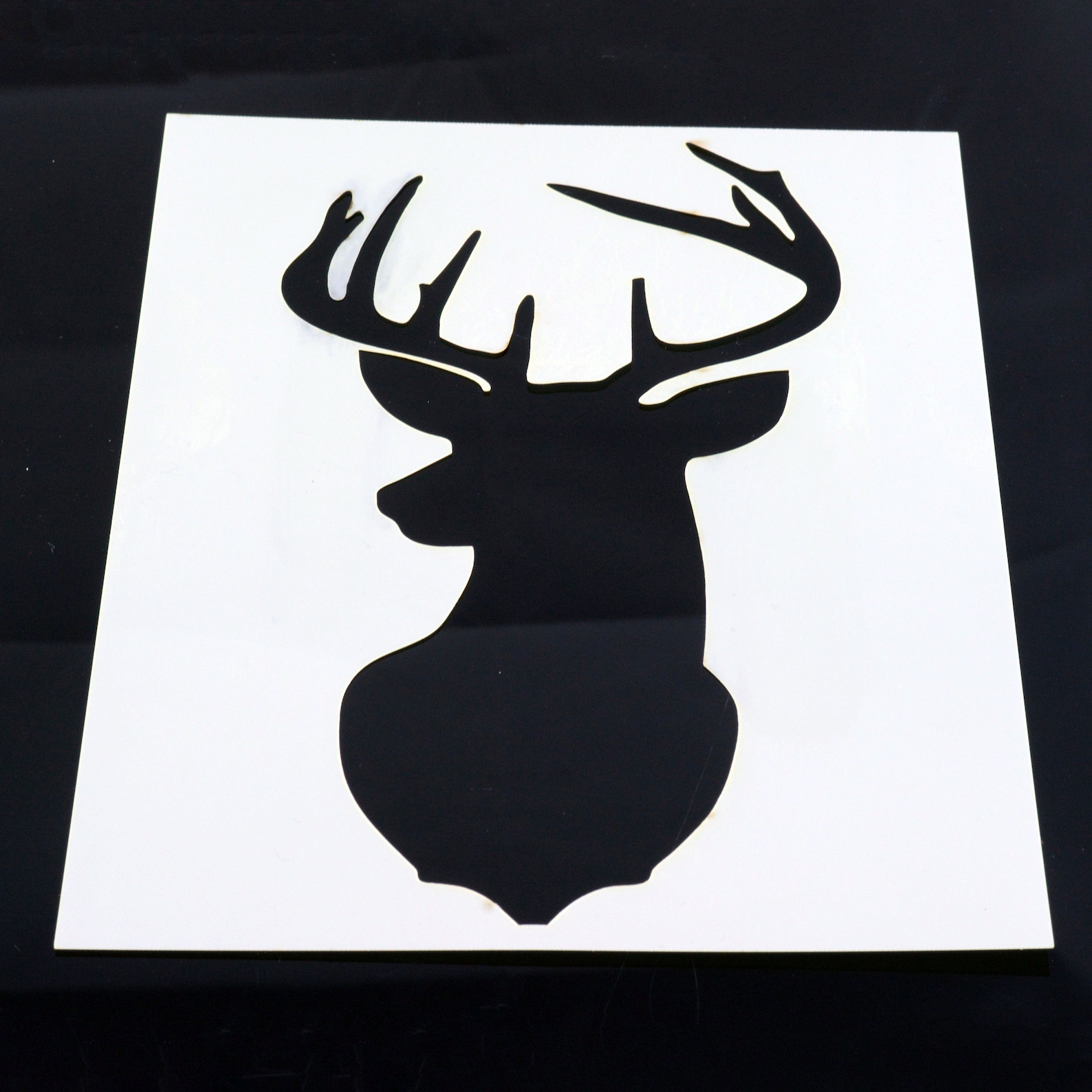 Deer Stencil Stag Doe Woodland Mylar Sheet Painting Wall Art Etsy