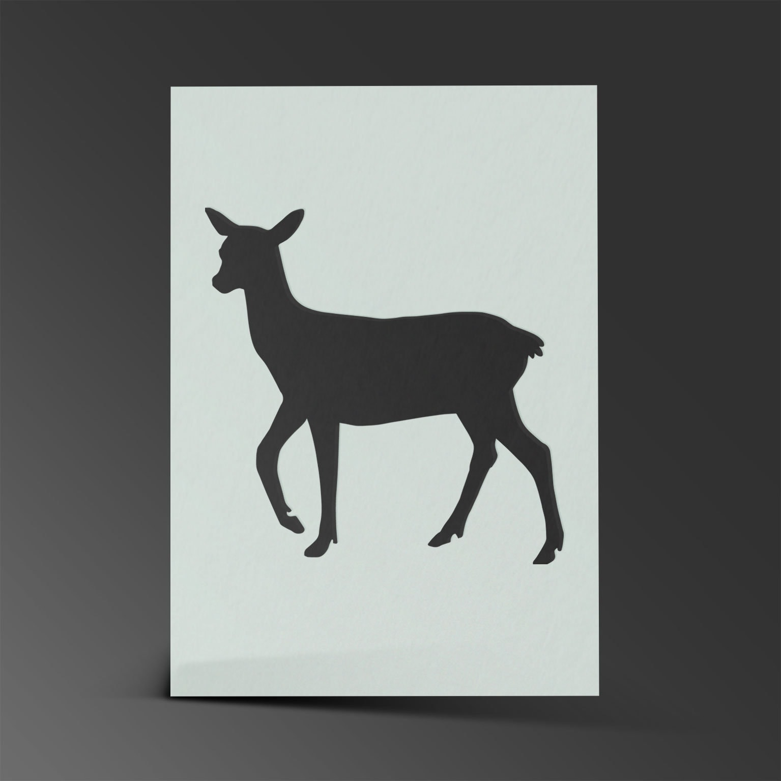 Woodland Animal Stencils: 8.5 x 11 inches - 889092255969
