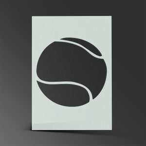 Tennis Ball Stencil Mylar Sheet Painting Wall Art Craft Airbrush 190 Micron