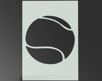 Tennis Ball Stencil Mylar Sheet Painting Wall Art Craft Airbrush 190 Micron