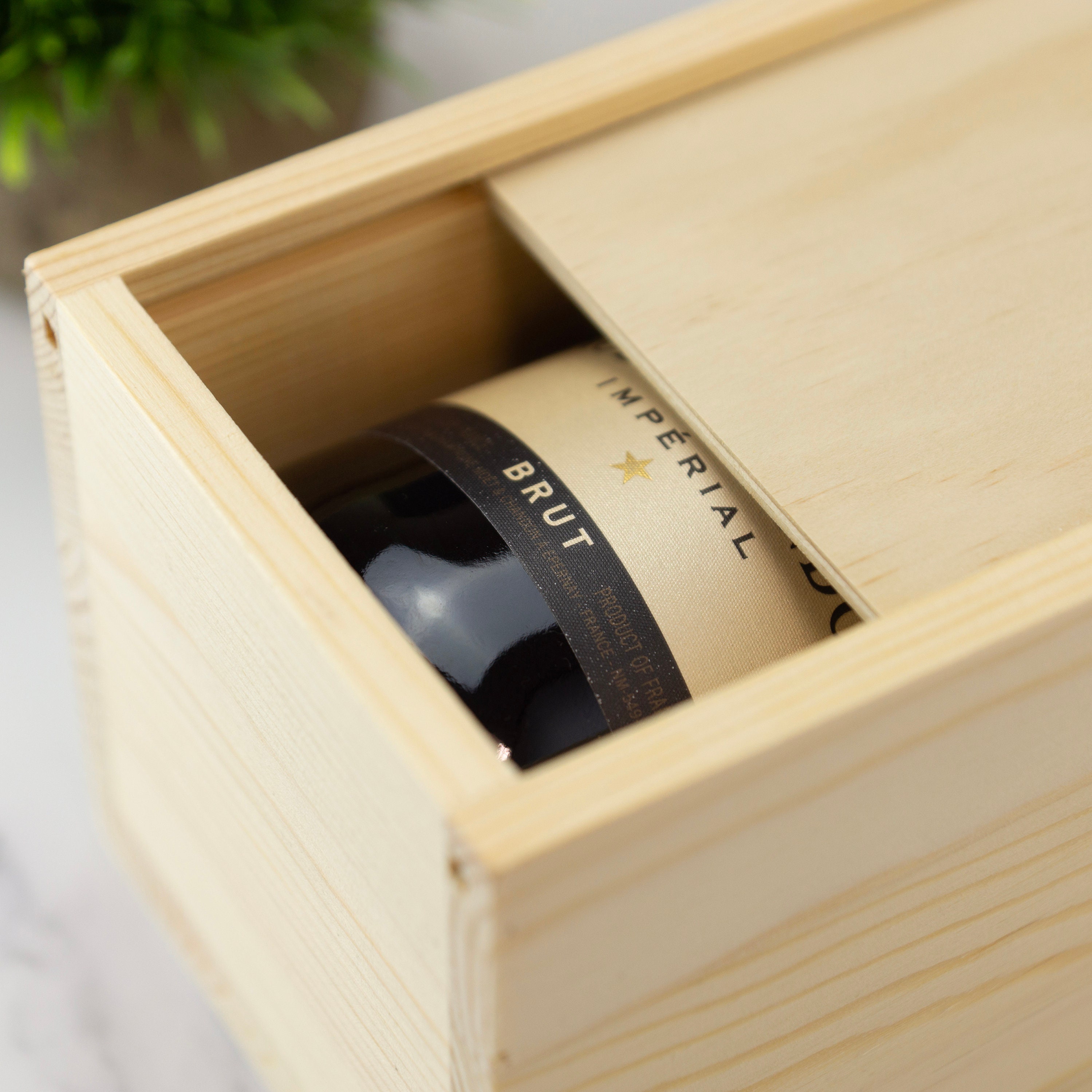 Couple's Initials Wine Box Custom Laser Engraved Gift Birthday Christmas Anniversary Wedding Valentines Engagement Gift Love Present
