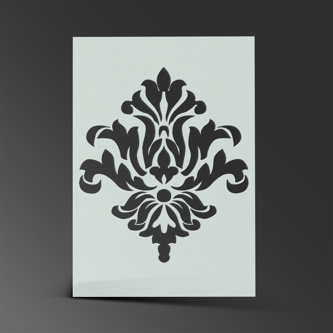 Damask Pattern Stencil Mylar Sheet Painting Wall Art Craft Airbrush 190 ...