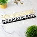 Dramatic Exit Door Topper Wall Shelf Sign - Custom Text & Sizes ...