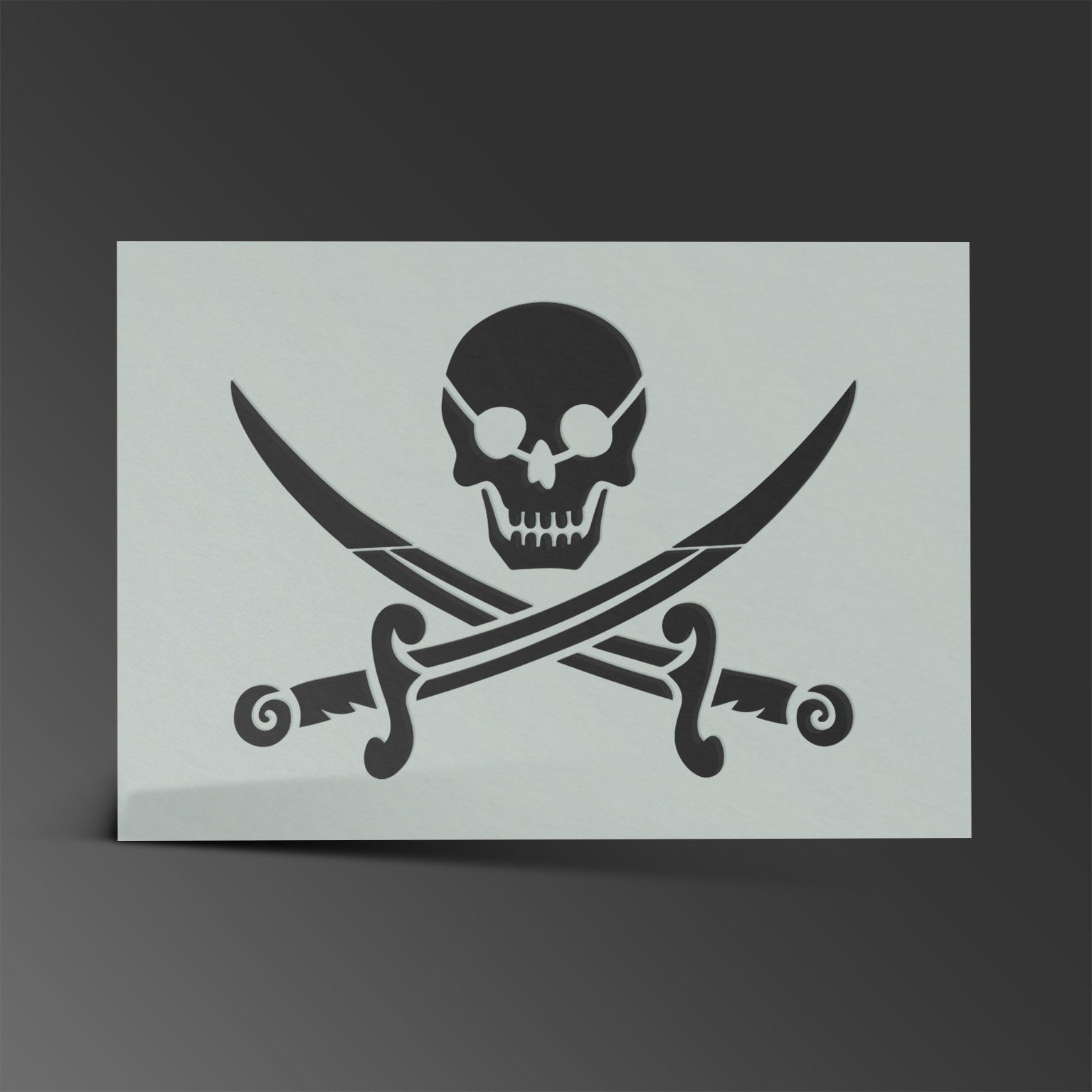 Jolly Roger Piraten Flagge SVG PNG Download druckbare Vektorgrafik  Bügelbild Clipart Jack Rackham Schädel Schwerter Piratenschiff Flagge  Cricut Cut