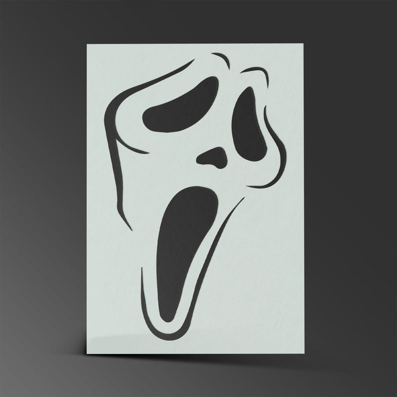 Halloween Stencil Horror Scary Mylar Sheet Painting Wall Art Etsy Halloween Stencil Horror Scary Mylar Sheet Painting Wall Art Etsy