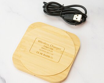 Free Mason Wireless Phone Charger Wooden Cell Phone Charger