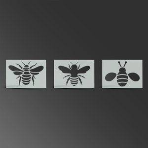 Bee Stencil Mylar Sheet Bee Keeping Bee&#39;s Honey Painting Wall Art Craft Airbrush 190 Micron