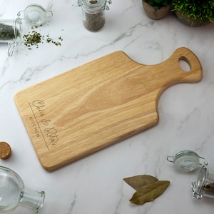 Personalised Custom Engraved Wooden Serving Board Cheese Board Serving Board Cutting Novelty Gift Birthday Christmas Housewarming Wedding