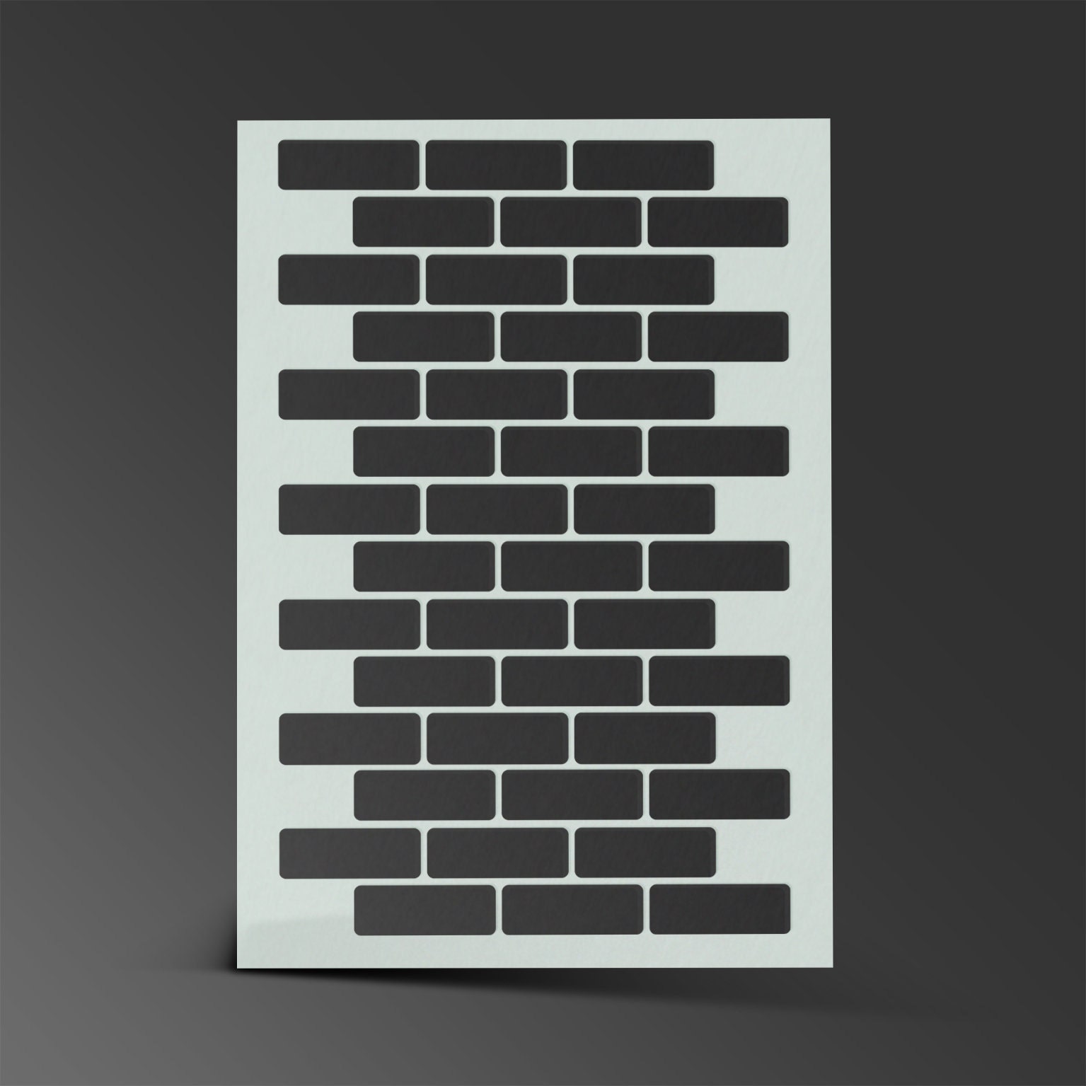 Brick Pattern Stencil Mylar Block Building Sheet Painting Wall Etsy