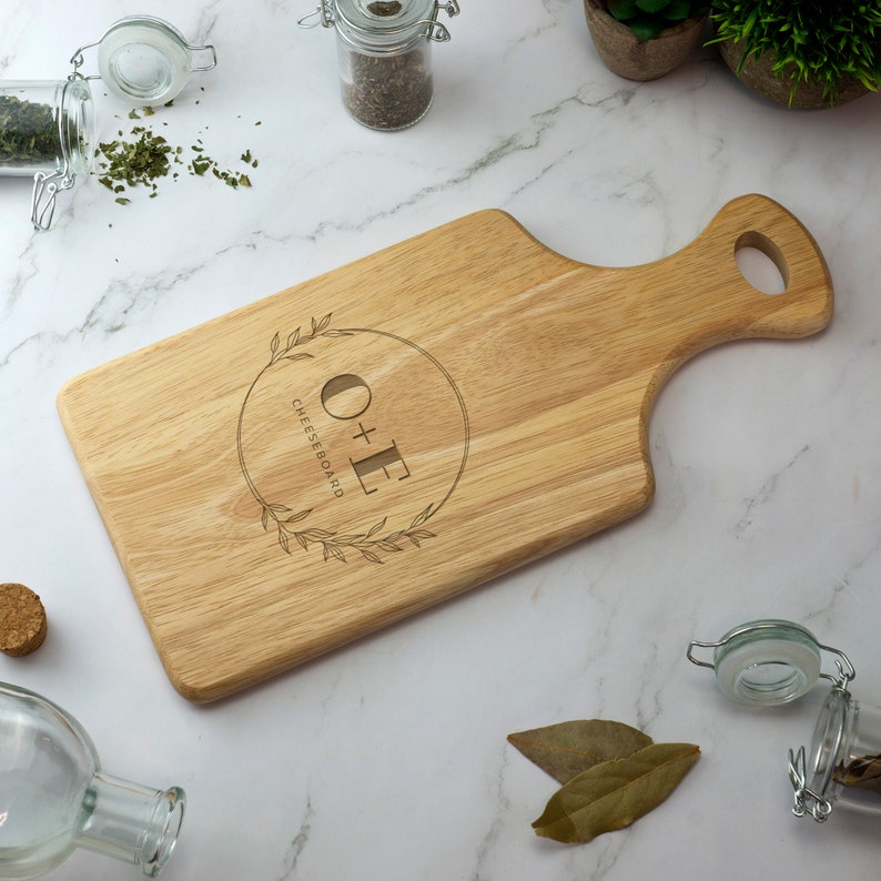 Personalised Custom Engraved Wooden Serving Board Cheese Board Serving Board Cutting Novelty Gift Birthday Christmas Housewarming Wedding image 7