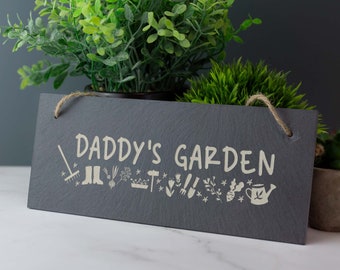 Personalised Slate Sign Garden Sign, Custom, House Warming, Chalk Board, Laser Engraved Gift, Wedding, Birthday, Anniversary, Christmas