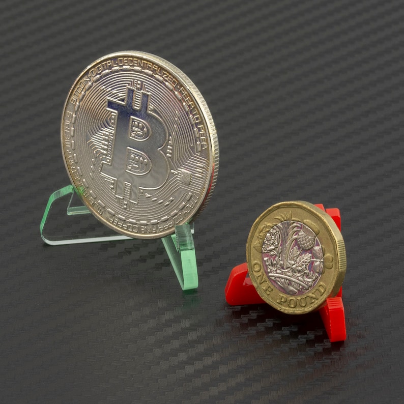 Coin Stand Coin Holder Display Rack Coin Collection Etsy