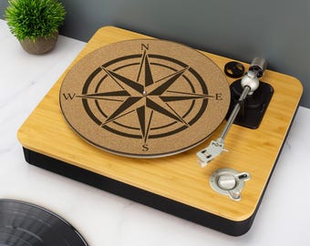 コンパス レコードプレーヤー スリップマット ターンテーブル DJ