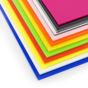 Foglio di plastica acrilica personalizzato tagliato su misura 3 mm A6 A5 A4 A3 Schermo di protezione in perspex