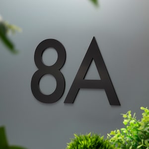 Numéros de maison modernes pour numéros de maison Finitions mates et brillantes Plusieurs tailles disponibles image 4