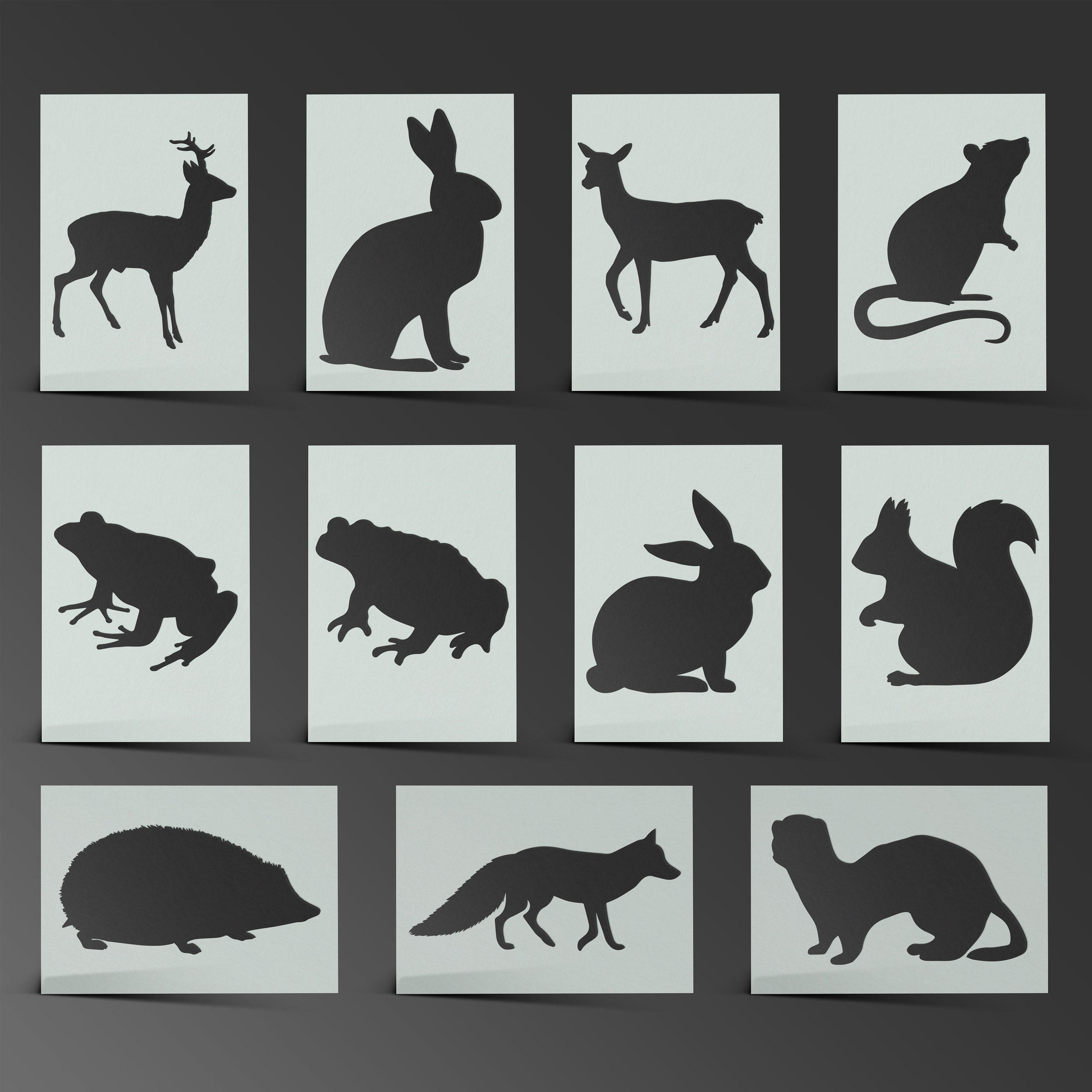 Animal Wall Stencil - Etsy Animal Wall Stencil - Etsy
