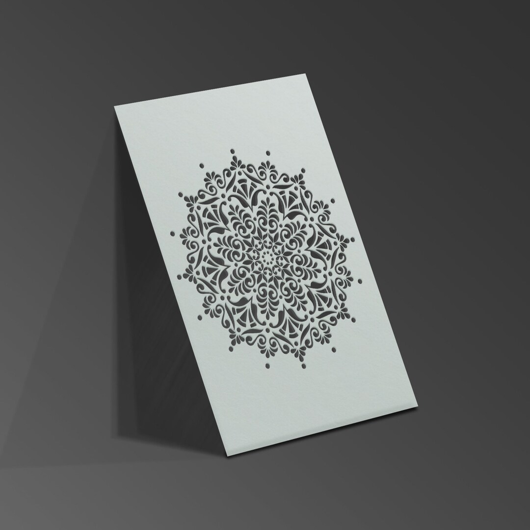 Mandala Pattern Stencil Mylar Sheet Painting Wall Art Craft Airbrush ...