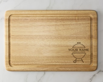 Personalised Engraved BBQ Wooden Chopping Board Cheese Board Serving Board Cutting Novelty Gift Birthday Christmas Housewarming