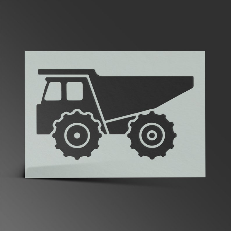 Dump Truck Stencil Mylar Sheet Painting Wall Art Craft Etsy dump-truck-stencil-mylar-sheet-painting-wall-art-craft-etsy