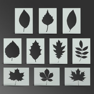 Baum Blatt Schablone Herbst Frühling Mylar Blatt Malerei Wand Kunst Handwerk Airbrush 190 Micron