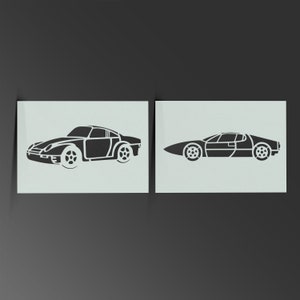 Car Stencil Cars Formula 1 Mylar Sheet Painting Wall Art Craft Airbrush 190 Micron Kids Bedroom