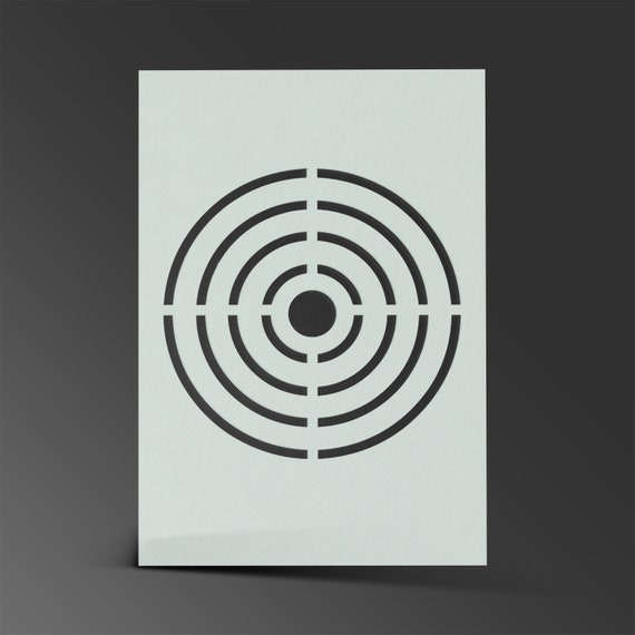 Highland Cow Mylar Schablone A5 - 190 Mikron, Waschbar & Wiederverwendbar Für Airbrush & Malerei