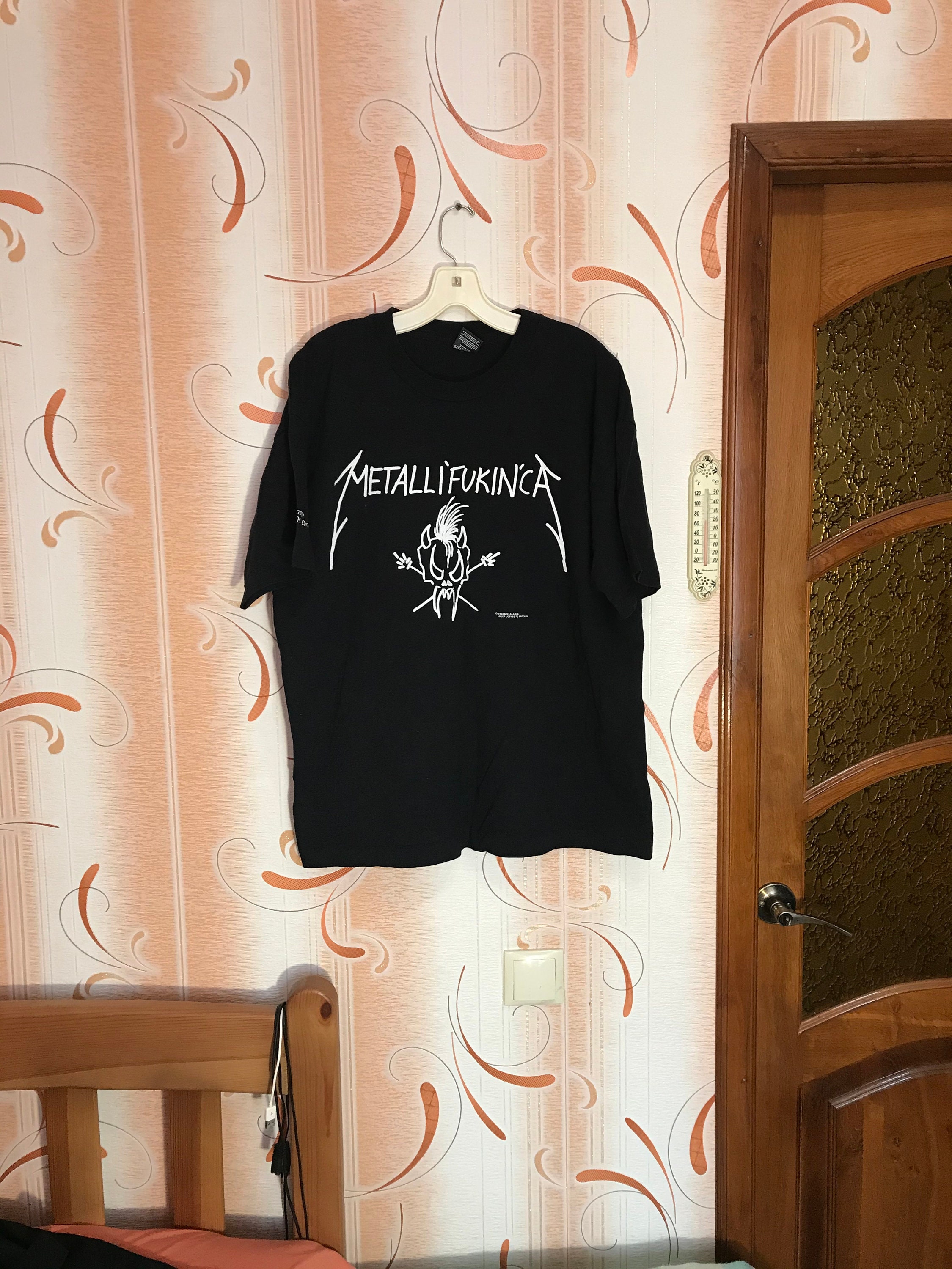 メタリカ 1993 ヴィンテージ metalli'fukin'ca T シャツ - Etsy 日本