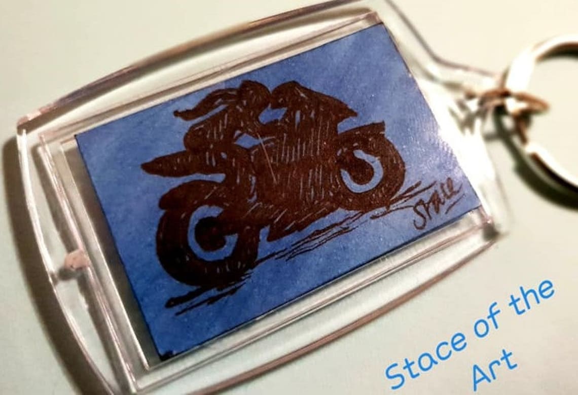Llaveros de motocicleta Personalizados Etsy España