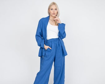 Women's Wide Leg Pants Palazzo Pants High Waist Flowy Pants Casual Loose  Comfy Trousers