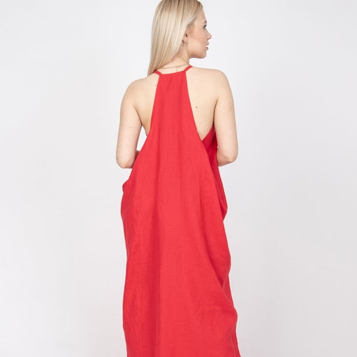 Flax Clothing/Linen shops Wedding Dress/Linen Caftan/Flax Dress/Draped Dress/Cute Maxi Dress/Linen Caftan Dress/Summer Dress/Flowing Dress/FC1137