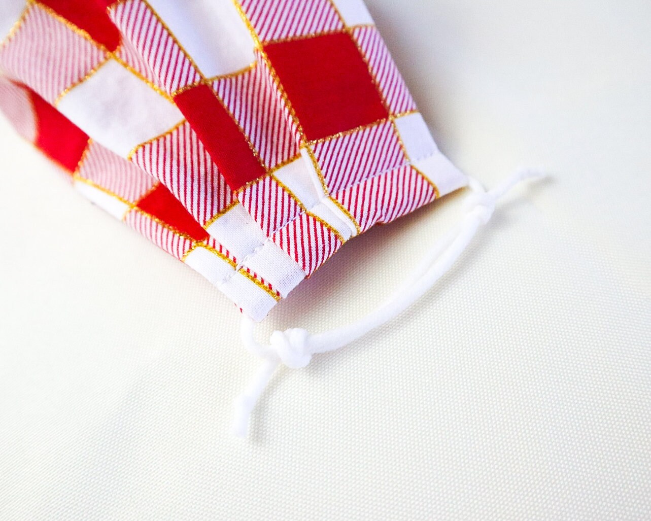 Holiday Face Masks in Plaid and Holly Print Women's Etsy