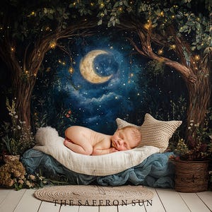 Newborn digital backdrop Forest newborn digital backdrop, woodland digital backdrop, woods newborn backdrop