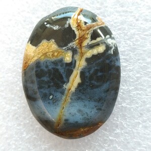Pair of Malibu Agate | with Jasper and Marcasite | | Protective Backing | Handmade | Loose Gemstones | Boho Jewelry