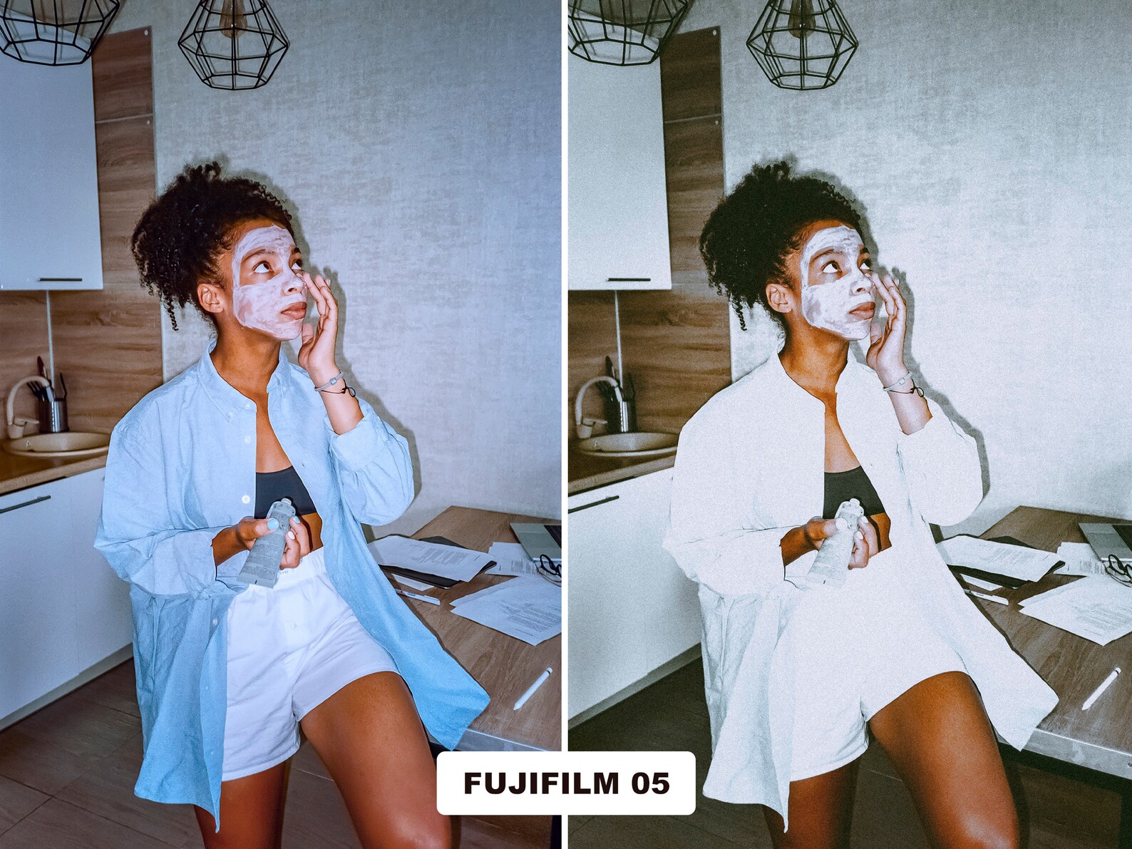 8 Fujifilm Lightroom Presets Retro Analog Filter Disposable Etsy