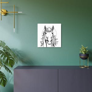 Equestrian Metal Wall Art Sign | Horse Decor for Home, Rustic Gift for Horse Lovers, Farmhouse Wall Art | Unique Horseback Riding [...]