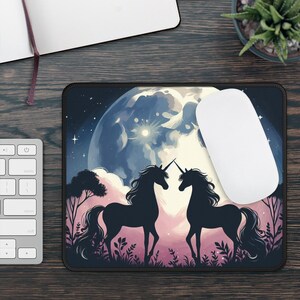 Enchanting Unicorn Gaming Mouse Pad, Fantasy Desk Accessory, Cute Office Decor, Gift for Gamers, Gaming Accessories