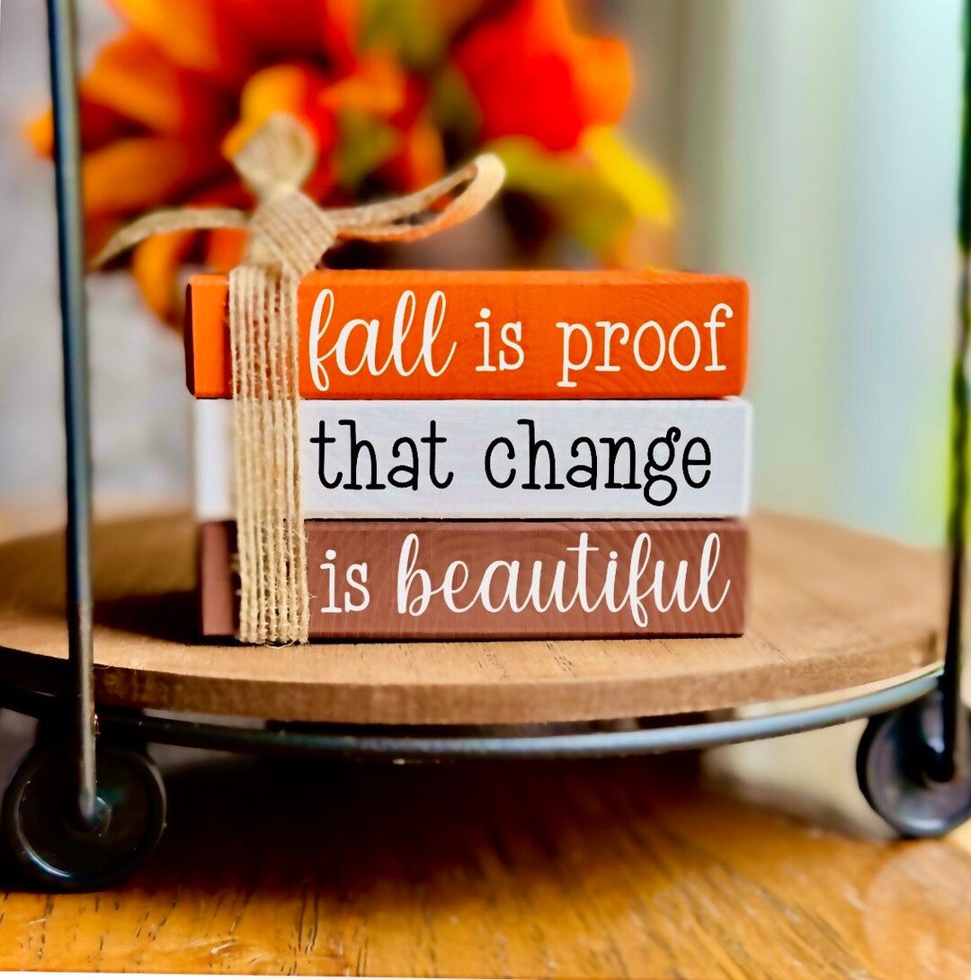 Autumn Fall Tier Tray Decor Set Fall Tray Decor Set Autumn Tiered