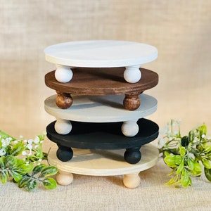 Mini Riser for Tiered Tray Tiered Tray Decor Mini Wooden Riser Farmhouse Riser Tiered Tray Stand Tiered Tray Accessories Mini Pedestal