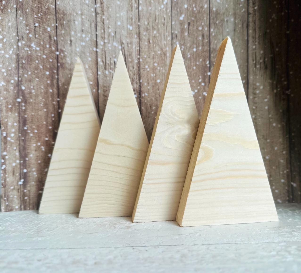 Vintage Christmas Wood Cutouts - Etsy