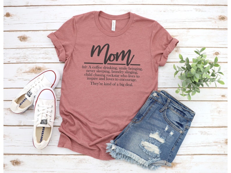 Mom Definition Shirt Cute Mom Shirt Mom Shirt Graphic Tee | Etsy