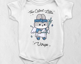 The Cutest Little Virgo | Baby Astrology Onesie | Zodiac Bodysuit