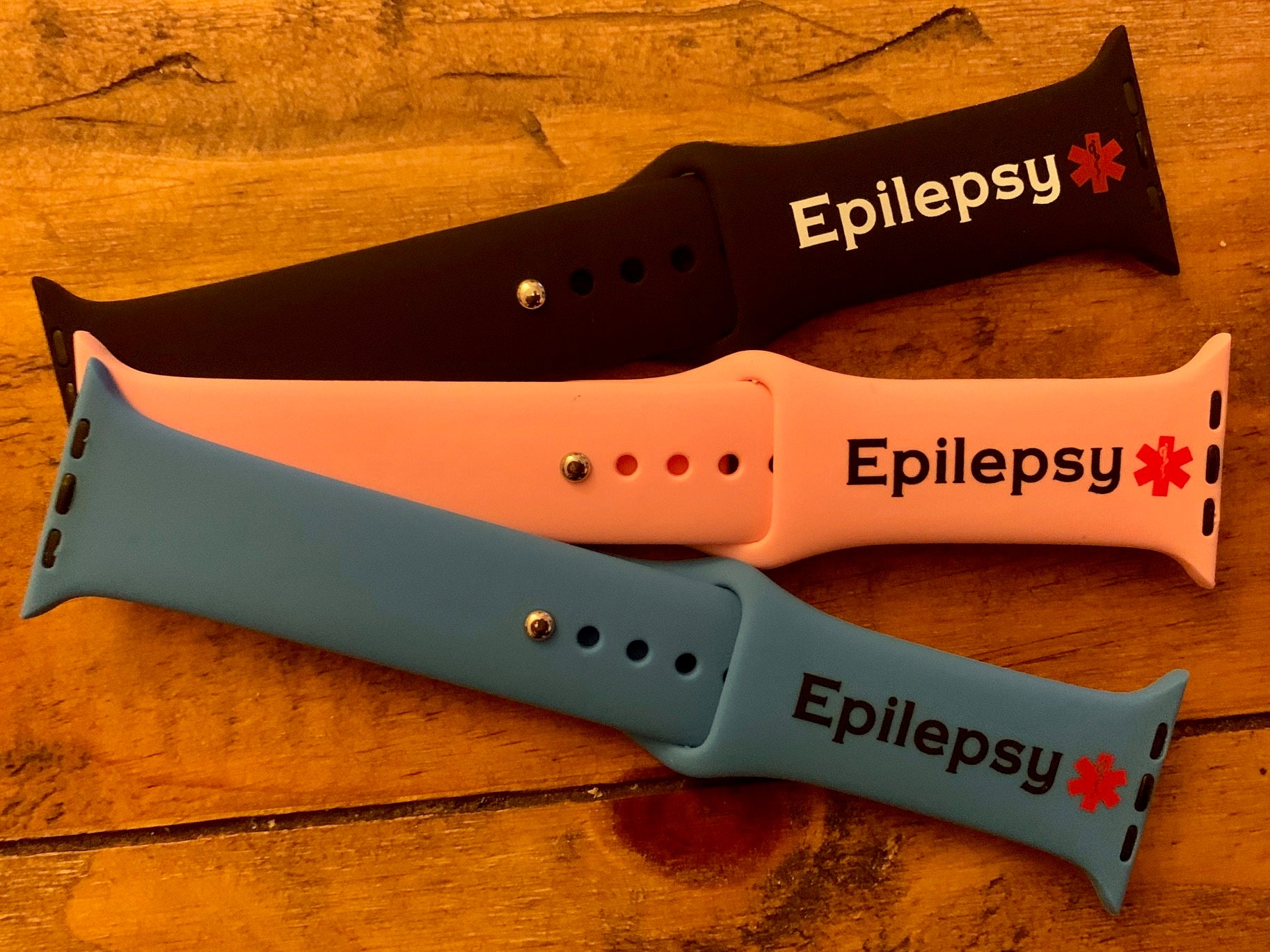 Medical Alert ID Apple Watch Strap Bracelet, Pacemaker, Epilepsy Etsy UK