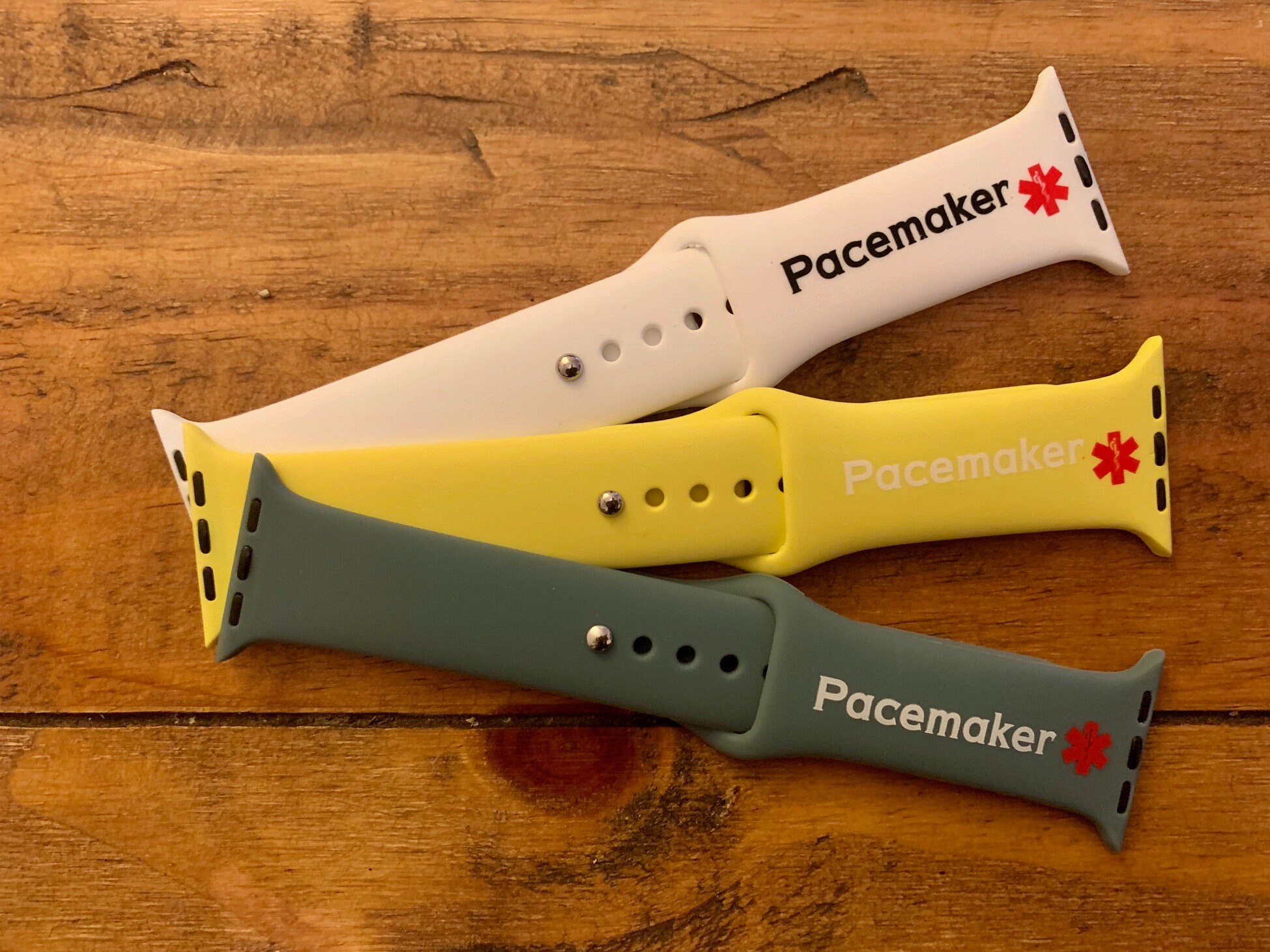 Medical Alert ID Apple Watch Strap Bracelet Pacemaker Etsy UK