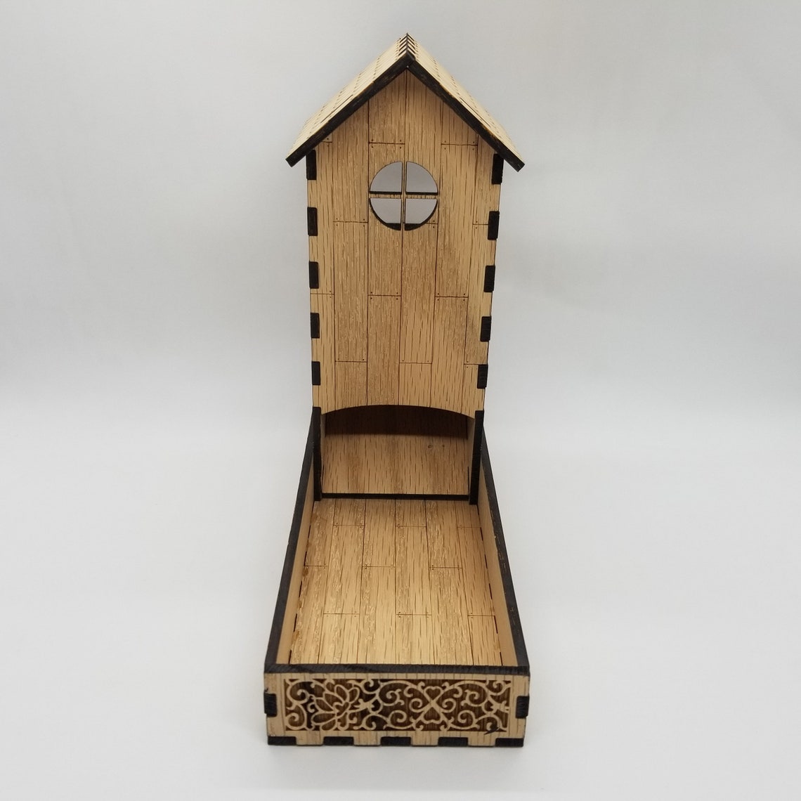 Wingspan Dice Tower Oak Pre Assembled Etsy