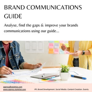 Brand Communication Guide | Analyse your brands communications. Brand analysis. Social media audit. Brand audit. Public relations audit