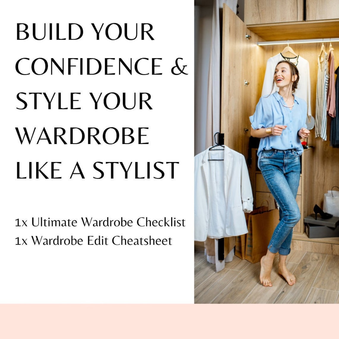 Printable Wardrobe Checklist & Step by Step Guide Woman's - Etsy Canada